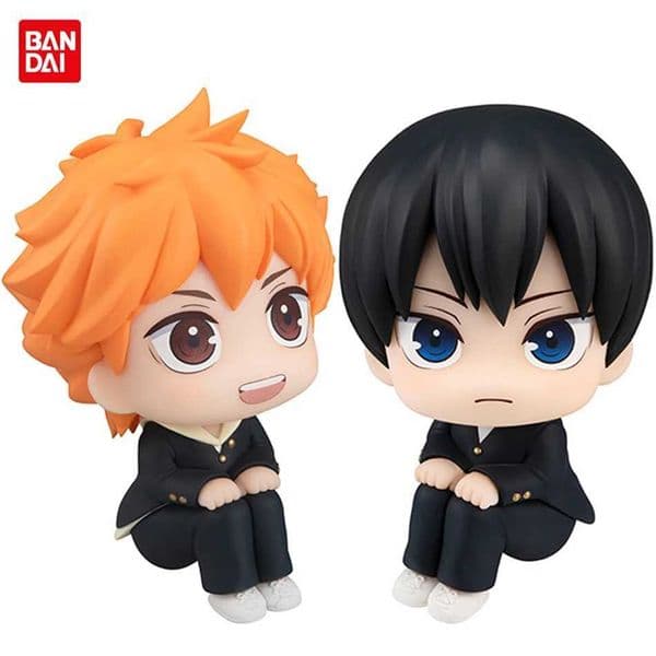 10cm Anime Haikyuu Figures Shoyo Hinata PVC model Tobio Kageyama Toys for Children Collector Haikyu Model Birthday Gifts