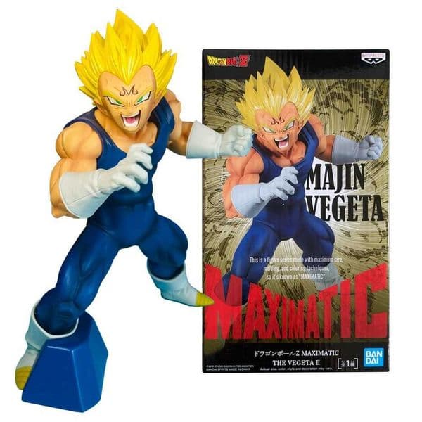 21CM Anime Dragon Ball Majin Vegeta MAX Super Saiyan Standing Model Toy Gift Son Goku Aciton Figure For Kids PVC