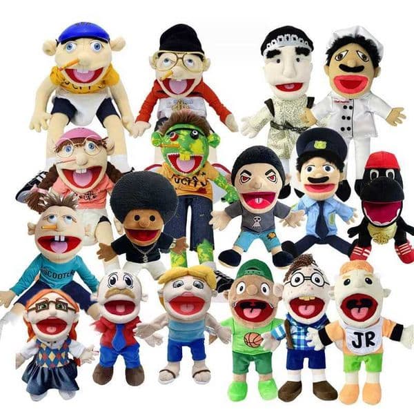 2026 New Hand Toy Jeffys Zombie Boy Brinquedo Kawaii Stuffed Animal Jeffy Puppet Family Real Sml Doll Birthday Gift X250129 Toys