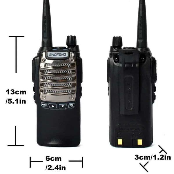 Baofeng 2pcs wireless UV-8D walkie talkie UHF ham radio transceiver Baofeng UV8D 5W 16 channel FM portable two-way radio X250129