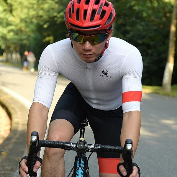 Swiftofo Black White Triathlon Suit Mens Road Bike Cycling Clothing Ropa De Ciclismo Skinsuit Cycling Jersey Set 250114