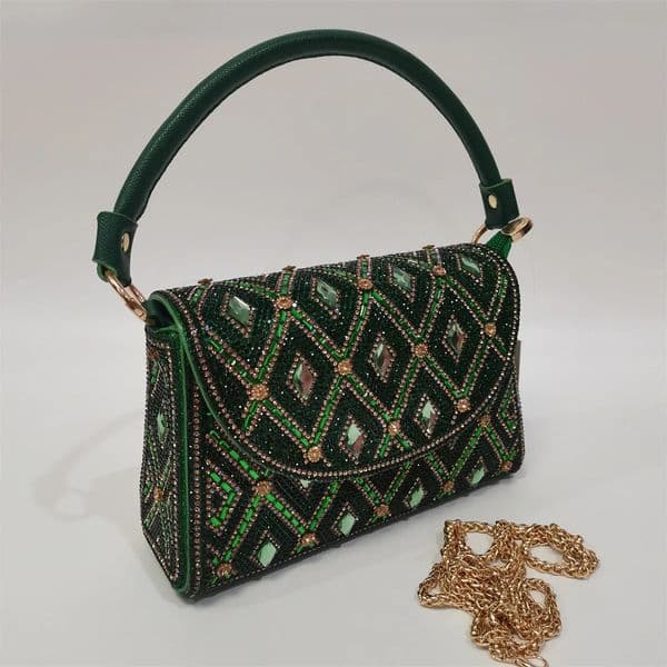 2024 Womens Evening Bag Womens Fashion Rhinestone Bag Party and High Quality Gift Clutch 110-1 250120