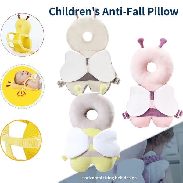 Baby Head Protection Backpack Pillow Toddler Head Safety Pad Cushion Head Anti-fall Protection Pillow Highly Elastic Breathable 250117