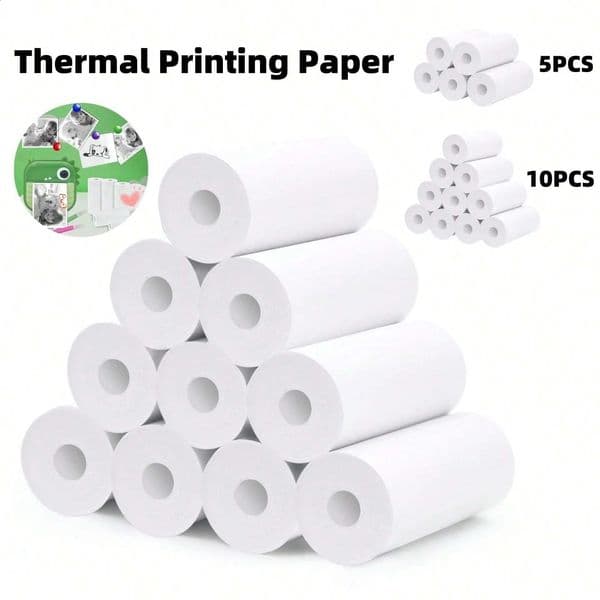 Mini Thermal NO-Sticker Paper 57mm For Picture Po Portable Printer Thermal Paper Printing Paper For Pocket Printers Camera 250121