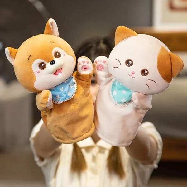 Stuffed Animals Toys Hand Finger Story Puppe Dolls Cute Educational Baby Toys For Children Baby Birthday Gift 250121