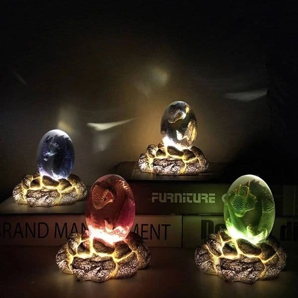 Lava Dragon Egg Resin Statue Ornament Room decoration Dinosaur Eggs Collection Kid Gift Sculpture Crystal Gemstone Souvenir Home high-quality