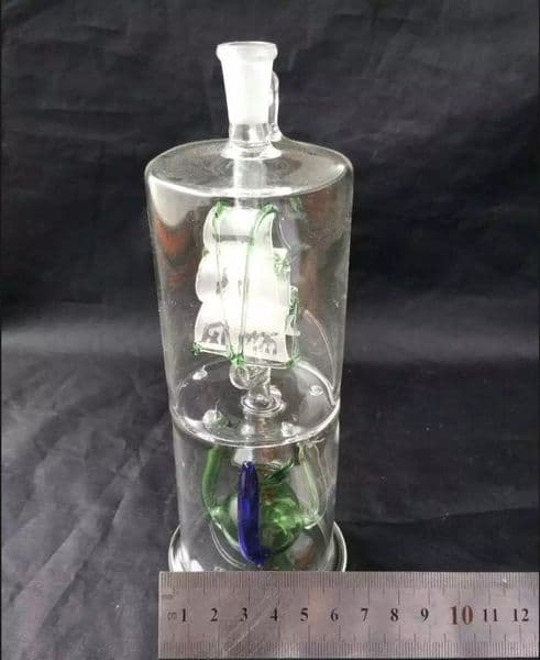 Sailboat under the sailboat Wholesale Glass Bongs Accessories, Glass Water Pipe Smoking