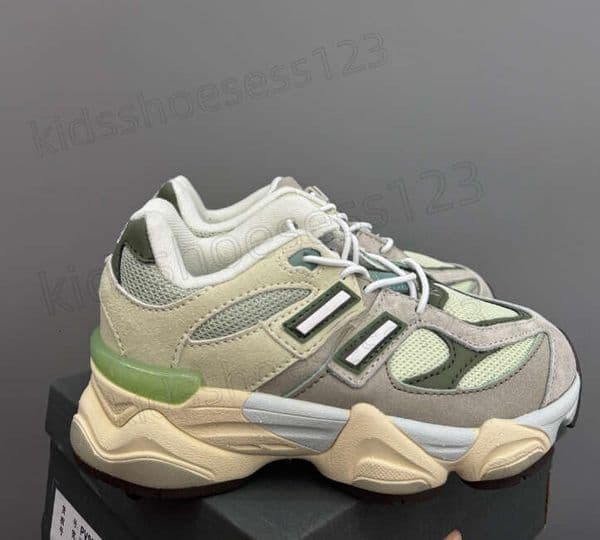 Designer Running Shoes For 9060 Kids Dn Trainers Fashion Daily Running Shoes Children Cross Border NB Elastic Buckle Boys Girls Retro Dad Sneakers Running