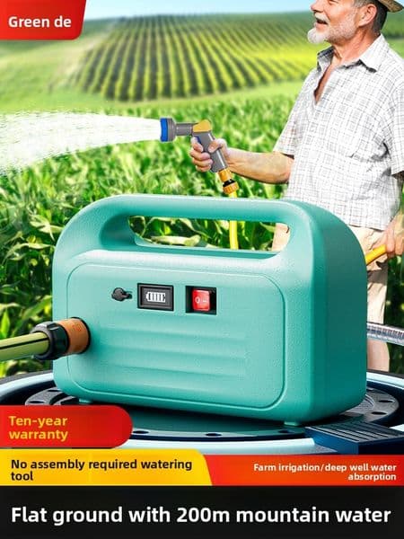 Rechargeable Device Plants, Machine, Pump, Agricultural Irrigation, Drought Resistant, Watering Land, Water Pump for Vegetable Gardens