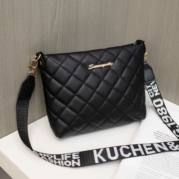 Small Messenger Bag For Women Trend Lingge Embroidery Female Shoulder Bags Fashion Chain Ladies Crossbody Purse 250731