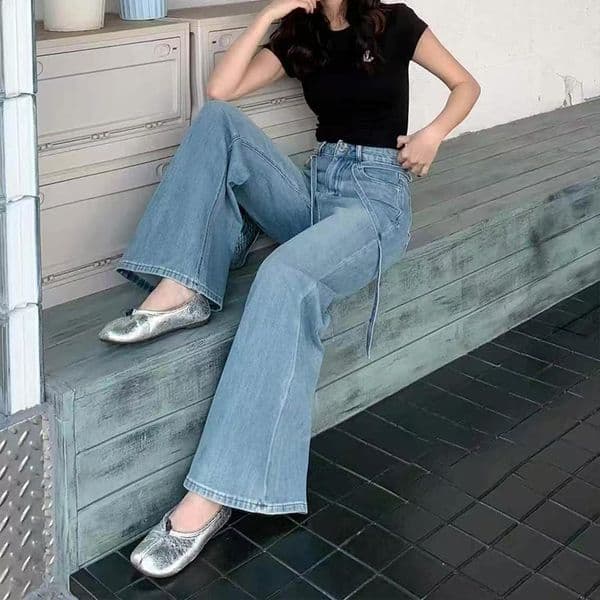 Universal Style Comfort-Fit Denim Trousers for Everyday Wear