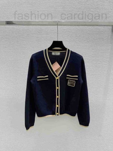 luxury for Women's Sweaters high end Designer sweater Knitting Cardigan sweaters women Round neck and V-neck Embroidery Knitwear Button FZJC