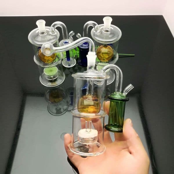 Smoking pipes Accessories Smoking hookah bongs water bottle bowl Classic external glass sand core filter water bottle