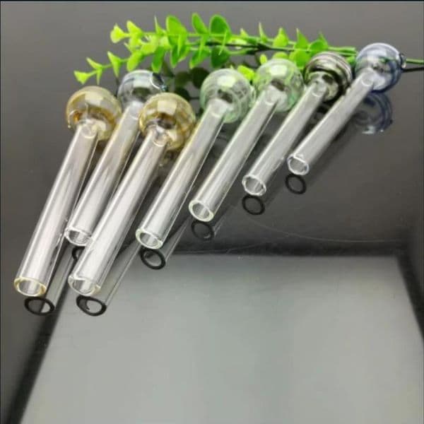 Smoking Pipes Coloured disc glass foam direct fired pot Glass bongs Oil Burner Glass