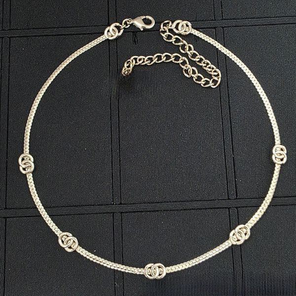 2025 spring summer new cuban chain choker necklaces for women girls classic letters designer chokers retro vintage 18k gold necklace jewelry