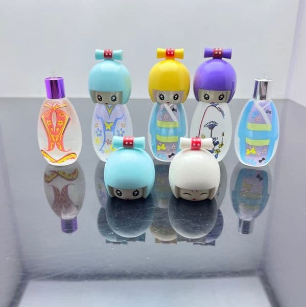 Smoking pipes Accessories Smoking hookah bongs water bottle bowl Colored porcelain doll glass alcohol lamp