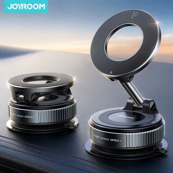 Joyroom Magnetic Suction Cup Phone Mount Vacuum Magnetic Car Phone Holder Mount With 360° Metal Strut for iPhone 250801