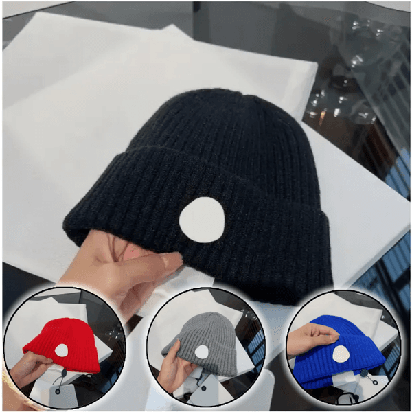 High quality wool hat autumn and winter beanie cashmere Hat Knitted Winter Bonnet Woolen Women Men Chunky Knit Thick Warm designer cap AAA