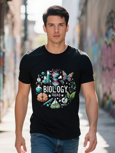 Squad Scientist Biologist T-Shirt Biology Shirt - 220G
