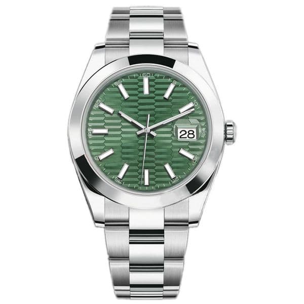 u1_dropshipping Automatic Watch Mens 41mm reloj Stainless Steel Corrugated dial Movement Watches Waterproof Sport Fashion Womens Wristwatch Gift Montres de e