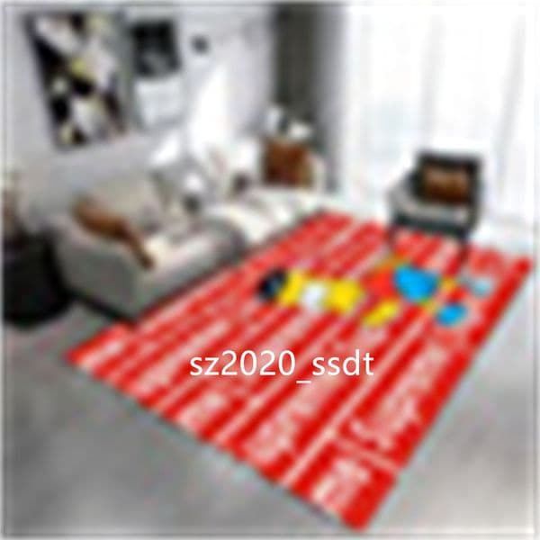 High end square home decoration, bedroom, living room, door mats, soft multi specification carpets, and fashionable design foot mats for anti slip carpet thumbnail 2