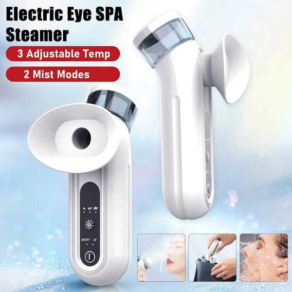 Facial Steamer Hot Cold Compress Eye Relieve Fatigue Dry Eyes Moisturizing Heating Face Massager Mask Humidifier Mist Nano Sprayer 250802