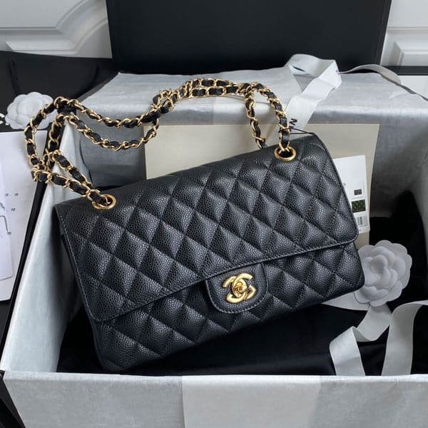 Top Quality Designer Bag Shoulder Bag Fashion Handbag Luxury Womens Sheepskin Caviar Cross Bag Chain Casual Style Box purse C