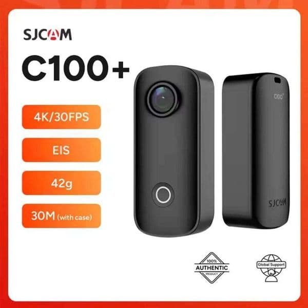 Mini C100 Plus Action Cam 4K Electronic Image Stabilization 2.4G Wifi 30M Waterproof With Case Sport Camera DV Camcorder