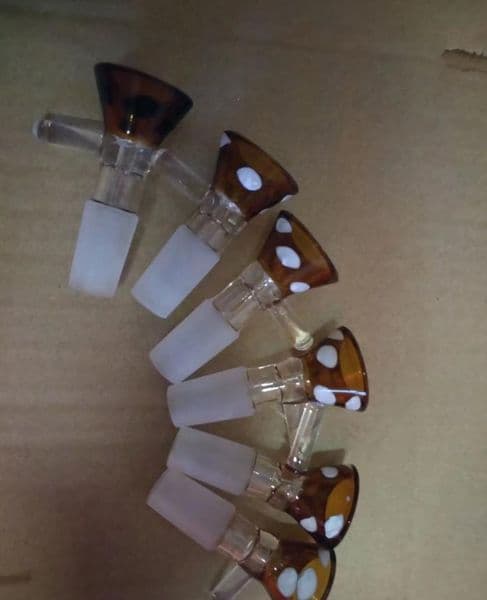 Color point funnel Wholesale Glass Hookah, Glass Water Pipe Fittings, Free Shipping