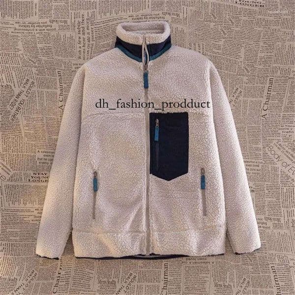 Designer Mens Jacket Thick Vest women fleece jacket zip polar warm down Classic Retro Winter patagoniajackets coats Lamb Cashmere Couple Outdoor Streetwear Tops b0