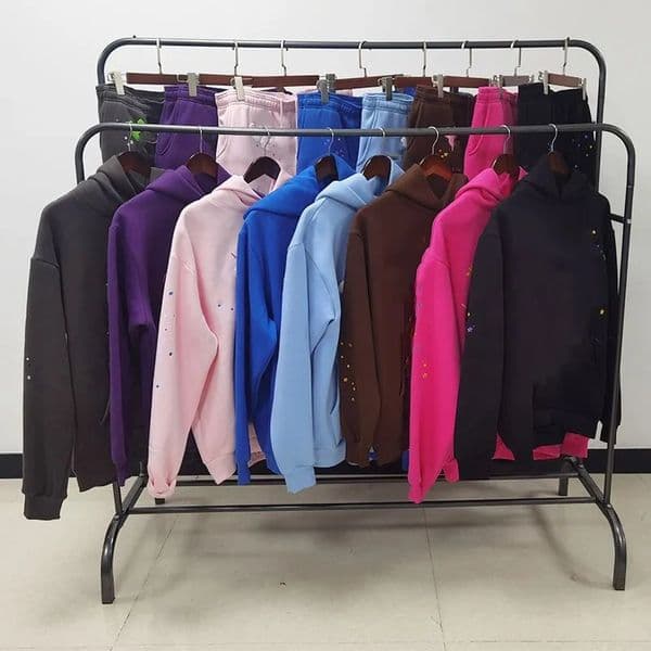 Mens sp5derhoodi spider Hoodie Designer Web Graphic Pink Pants Sweatshirt Hoody Pullover Streetwear Cotton y2k Young Thug Foam Print Tracksuit us size S-XL