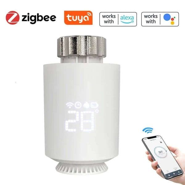 Tuya TRV Thermostatic Vae Home Heating Radiator Thermostat Temperature Controller
