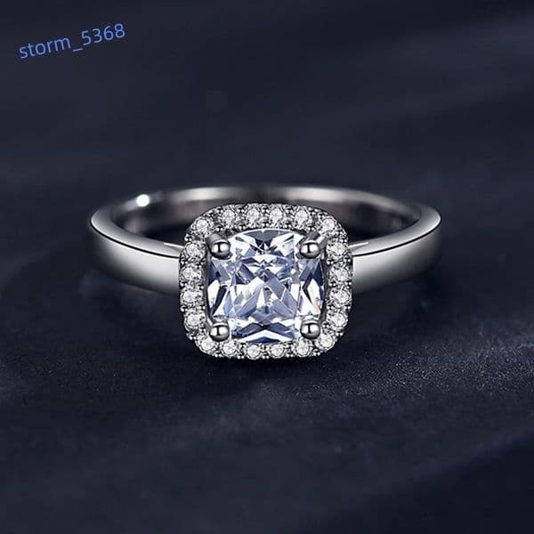 New Arrival Diamond High End European and American Style Fashion Ring S925 Silver Engagement Luxury Rings for Women
