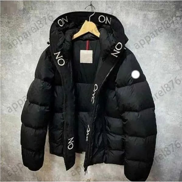 jacket mens puffer jacket down Parkas thich winter puffer coat man woman warm outwear zipper jackets clothing badge coat Apparel
