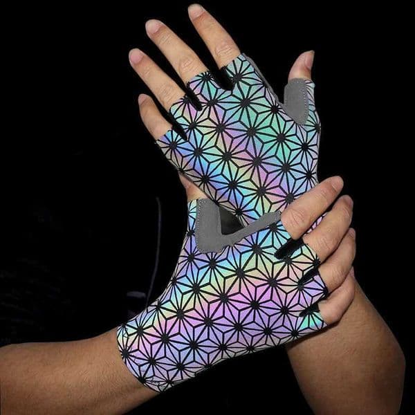 Sports Luminous Cycling Gloves Men and Women Outdoor Sports Luminous Bike Gloves Z250804