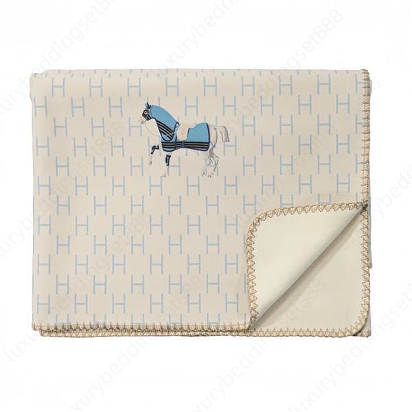 2026 New New Designer H Cashmere Blankets Sofa Covering Thin Shawl Air - Conditioner Airplane Travel Blanket Free Shipping Free Shipping