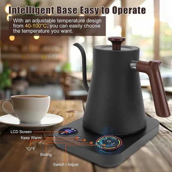 Autatic Stainless Steel Electric Water Kettle for Tea Brewing He Uses Bott Fill Tea Boiler High Quality Tea Table Y250812