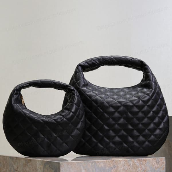 Top Quality Icare Hobo Shoulder Bag Luxury Designer Soft Genuine Leather Handbag Golden Hardware Clutch Bag Zipper Closure Tote Bag Women Casual Shopping Purse 10A