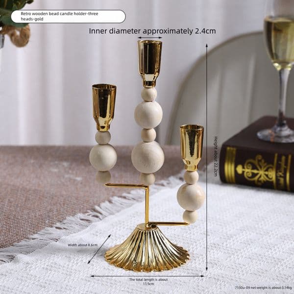 Nordic Romantic Candlelight Dinner Props Table Decorations Home Modern Simple Candle Holder Ornaments