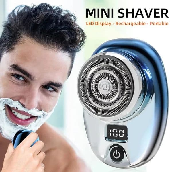 Mini Electric Razor Wet and Dry Washable Razor Fast Charging Digital Display Portable Electric Shaver 1 Hour Charge Time Upgrade 250729