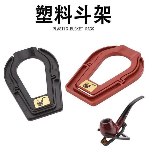 Smoking Pipes Hot selling plastic folding pipe rack, cigarette set decoration resin accessories sample display rack