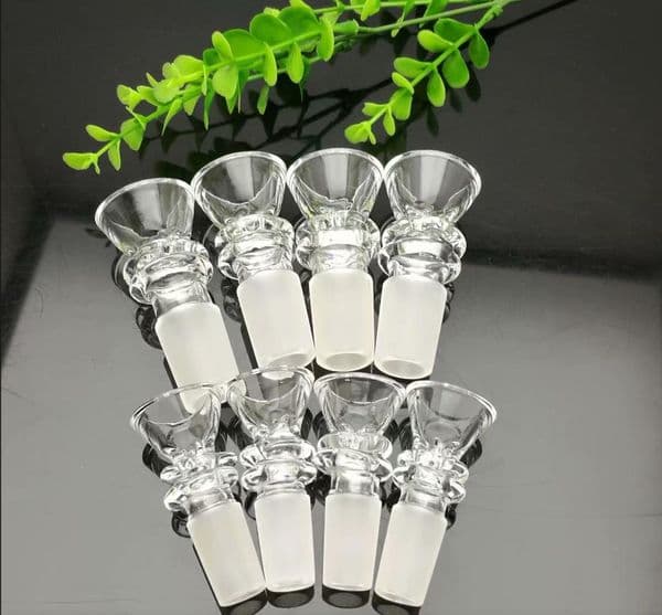 Smoking Pipes Transparent 2-wheel funnel glass bubble head Wholesale Bongs Oil Burner Pipes Water