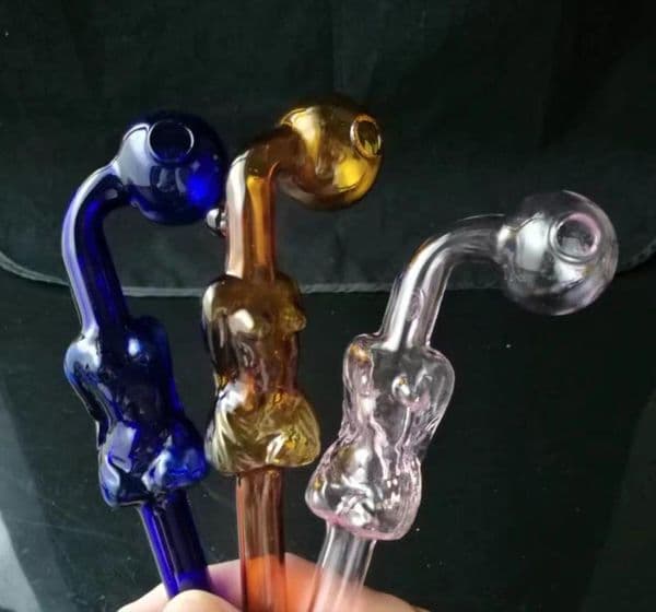 Full color beauty pot Wholesale Glass Hookah, Glass Water Pipe Fittings