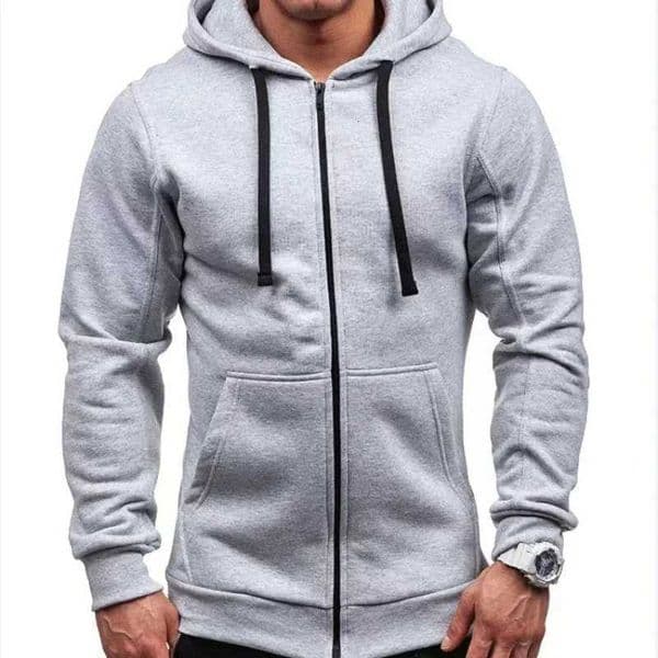 2021 Casual Sweatshirt Zip Hooded Sweatshirt Jacket Mens Solid Color Cardigan Hooded Jackets Spring Autumn Male Tops XJ250805
