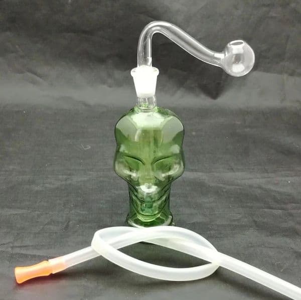 Smoking pipes Ball Glass Oil Burner Pipe Smoking Bowl Water Hookahs bongs New Colorful skull glass water bottle