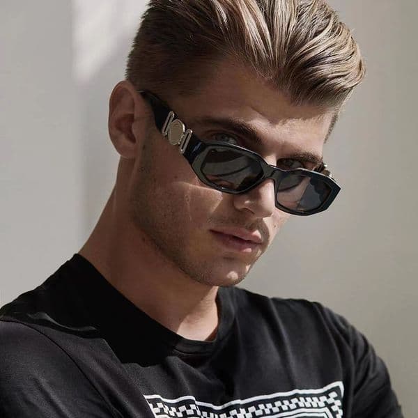 beach outfit Fashion Men Designer Womens Sunglasses for Mens Sun Glasses cat eye Frame Glass Lens Eyewear For Man Woman With Original Cases Boxs gift High