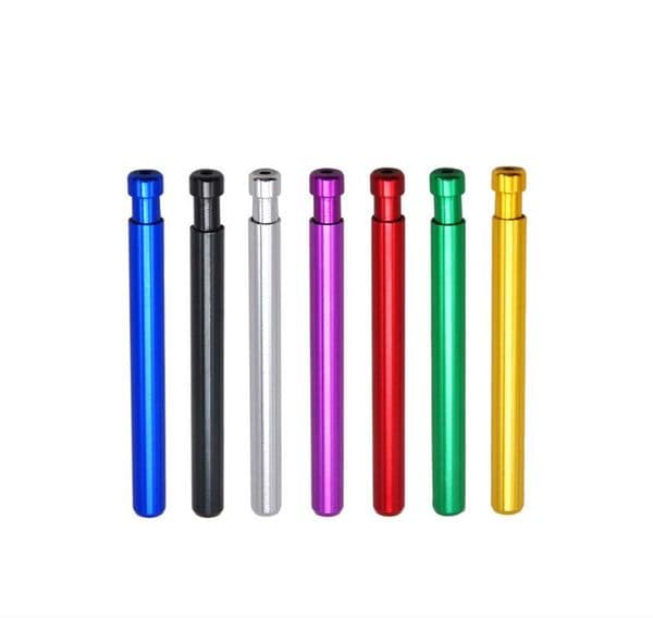 Smoking Pipes Portable metal pipe with straight pipe
