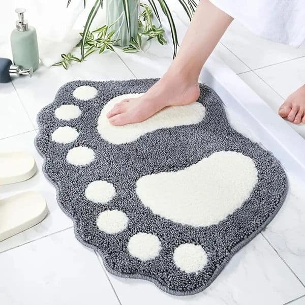 Carpets 1pc Super Absorbent Bath Mat With Non-Slip Backing - Soft And Comfortable Bathroom Rug Shower Floor 16x24in