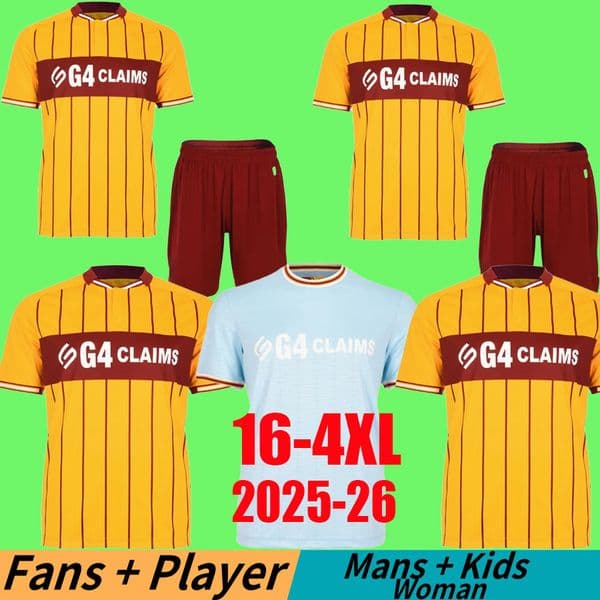 2025 2026 Motherwell Day Soccer Jerseys Kit 25 26 Tops Tee Egan Football Jersey Shirt Kids Uniform