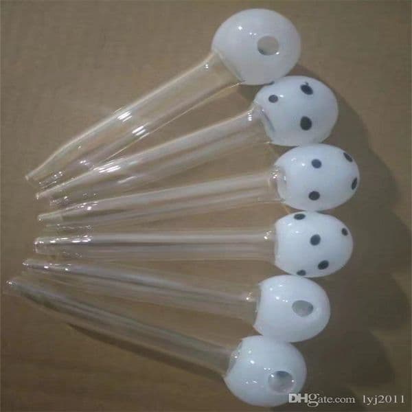 Smoking pipes Ball Glass Oil Burner Pipe Smoking Bowl Water Hookahs bongs New Color Dot Bubble Pot